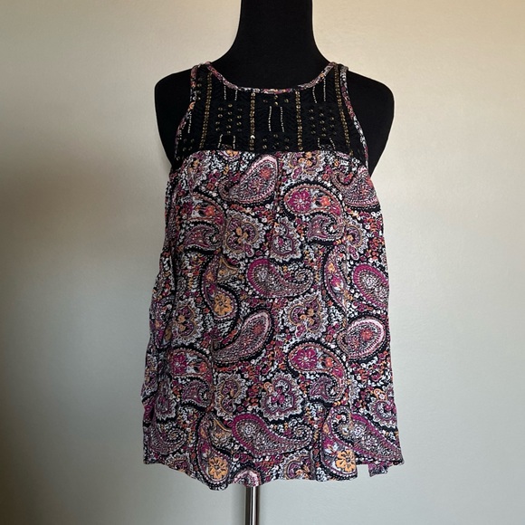 Hollister size S Beaded lace,floral - Picture 1 of 10